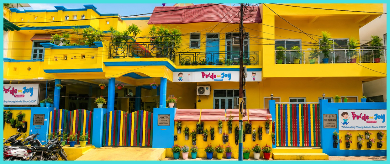 The Pride and Joy Preschool Aliganj Building Lucknow